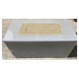 (Q) Wooden Chest measuring approx 30" x 16" x 15"