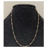 (W) 18k Gold Over Sterling Silver Chain Giani