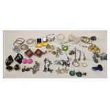(W) Large alot of Earrings, various styles, hoop,