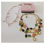 (W) Lot of New Kate Spade Jewelry, Genuine Pearl
