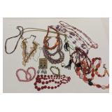 (W) Lot of Stone, pearl, and gemstone style