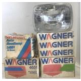 (G) Wagner Rectangular Headlamps and Sylvania Hi