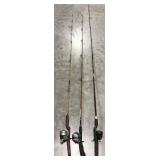 (G) Lot of 3 Fishing Rods including Johnson and