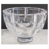 (H) Orrefors Centerpiece Crystal Bowl (Simon