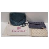 (H) Desmond purse (green) w/ lot of purses
