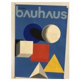 (H) 50 year bauhaus art school poster measuring