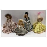 (Q) lot of 4 vintage dolls