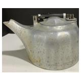 (Q) Vintage Aluminum Tea Kettle