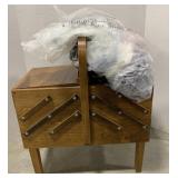 (AF) Sewing box storage and bag of more materials