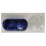 (Q) Bennington Potters 1974 Bread P, Crystal Bowl