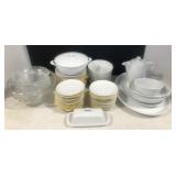 (H) Glassware and Arzberg Porcelain Dinnerware