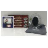 (H) Wmf Capri Spoons and Waterford Portraits