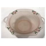 (EE) Decorative Satin Glass Bowl