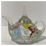 (EE) Vintage St. Clair Art Glass Ringholder