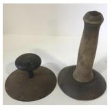 (EE) Lot of 2 vintage hog scrapers