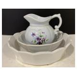 (AF) McCoy Bowls and Pitcher