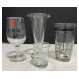 (AF) Measuring Cups and Michelob Beer cup