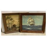 (AF) Landscape Paintings 21"x24", 20.5"x24"