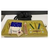 (AF) Jason 7x35  Binoculars, Vintage Needle Kit