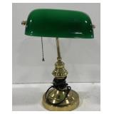 (AF) Banker Table Lamp 14.5" tall