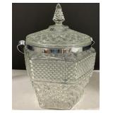 (AK) Vintage Glass Ice Bucket Anchor Hocking