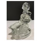 (AK) Goebel Hummel Glass paperweight figurine