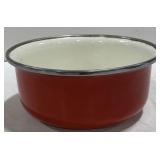 (AK) Vintage Porcelain Enamel Bowl