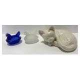 (AK) Chicken Candy Dishes and Decorative Ceramic