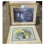 (AK) 2 Large Painting W/ Nature and Floral