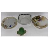 (AT) Lot of Small Porcelain Plates and Clover