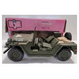 (AY)  Gi Joe Willys Jeep w/ .30 Caliber Machine
