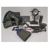 (AY)  Gi Joe Machine guns, Tent w/sleeping bag,