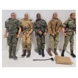 (AY)  Gi Joe Soldiers action figures w/ Military