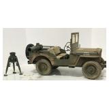 (AY) GI Joe 1941 JEEP WILLYS MB Model w/ Big Gun