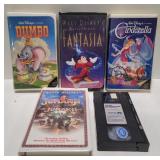 (AT)  Disney VHS movies including Dumbo,