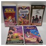 (AT)  lot of VHS Disney Movies including Snow