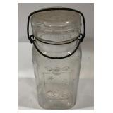 (AT) Queen wide mouth adjustable glass jar