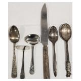 (AK) Various Silverware PanAm, Assyrian Head Spoon