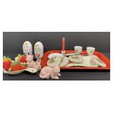 (AF) Lot of Strawberry Kitchen Decorations and