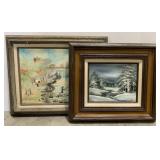 (AF) Landscape Paintings 17"x21", 16"x18"