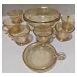 (AK) Vintage Florigold Iridescent Dishes