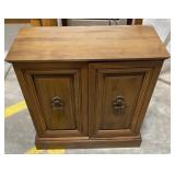 (AF) Wooden Nightstand approx 25" x 12" x 25"