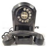 (EE) 1930s WALL MOUNT BAKELITE PHONE