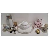 (AF)  Vintage German Teapot, Vintage Oval Serving