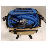 (H) LOWE-PRO DUFFLE BAG W/CAMERA EQUIPMENT