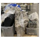 (H) Pallet Lot Including Cleaning Tools, Bed