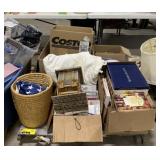 (Q) Pallet Lot Including Many Books, Glassware,