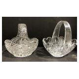 (AK) 2 Crystal Baskets