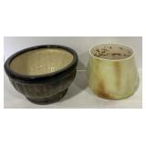 (AK) 2 Decorative Ceramic Planters