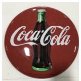 (AK) Metal Coca-Cola Sign 12in Across